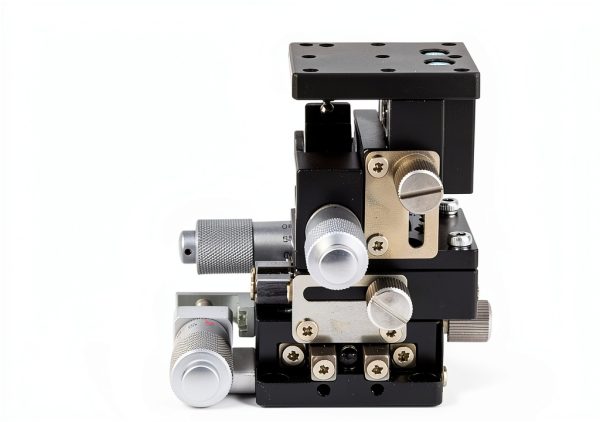 Manual Displacement, LD40LM 3 Axes XYZ Linear Stage Trimming Bearing Tuning Sliding Table 4040mm Movement, Aluminium Alloy, Microscope-2