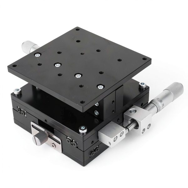 EVTSCAN XYZ 3 Axis Linear Stage 90x90mm Micrometer Anodized Aluminum-4