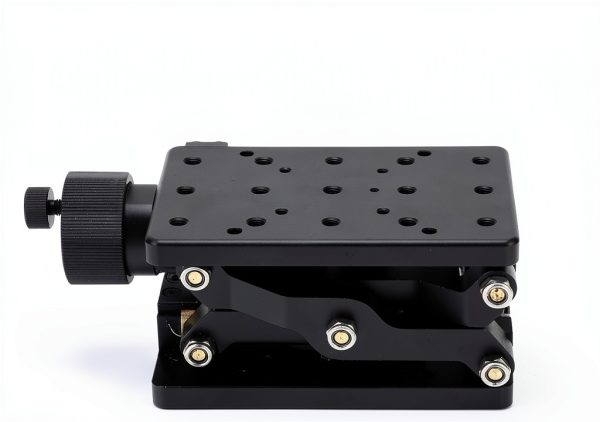 Z‑Axes Linear Translation Stage, Manual Fine‑Tuning Linear Stage, Platform Sliding Table Large Stroke Load 20kgf,Table Size 120 x 80mm / 4.7 x 3.1in-1