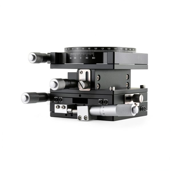 4 Axis Manual Linear Stage FXEIPOL Sliding Table with Locking Screw-2
