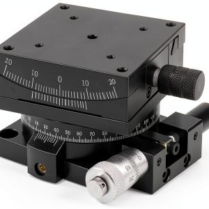 Manual Linear Stage Vituord 60x60mm Goniometer with ±20° Tilt Scale-0