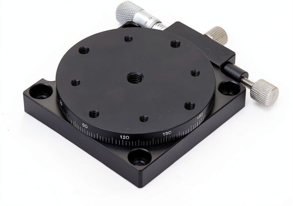 RS60-L Manual Trimming Station Displacement Platform Linear Stage Tuning Slide Table φ60mm-4