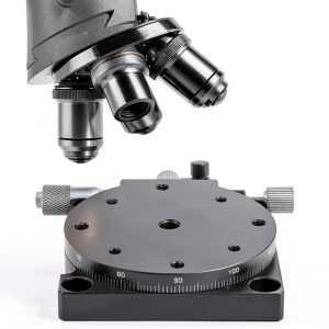 RS60-L Manual Trimming Station Displacement Platform Linear Stage Tuning Slide Table φ60mm-0