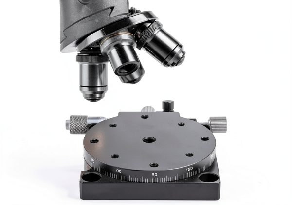 RS60-L Manual Trimming Station Displacement Platform Linear Stage Tuning Slide Table φ60mm-0