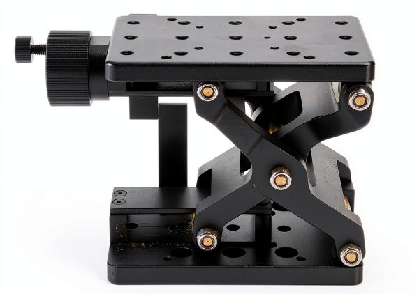 Z‑Axes Linear Translation Stage, Manual Fine‑Tuning Linear Stage, Platform Sliding Table Large Stroke Load 20kgf,Table Size 120 x 80mm / 4.7 x 3.1in-4