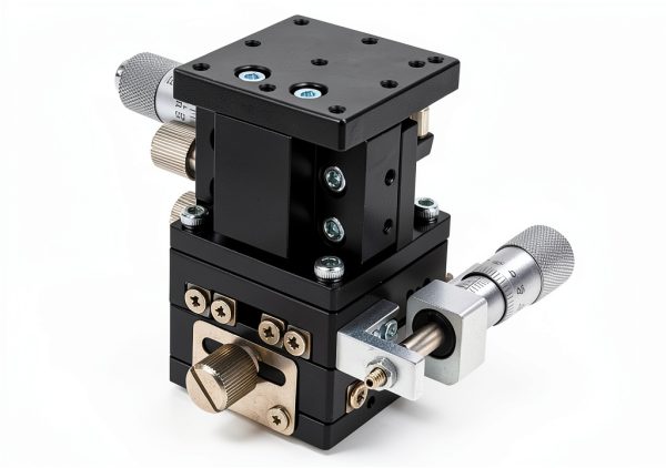 Manual Displacement, LD40LM 3 Axes XYZ Linear Stage Trimming Bearing Tuning Sliding Table 4040mm Movement, Aluminium Alloy, Microscope-1
