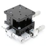 Garosa LD60-LM XYZ 3-Axes Linear Stage 60x60mm Manual Sliding Table-0