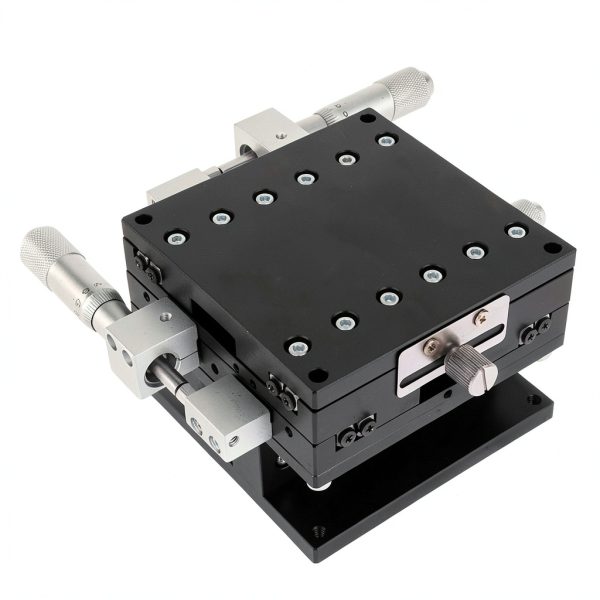 EVTSCAN XYZ 3 Axis Linear Stage 90x90mm Micrometer Anodized Aluminum-7