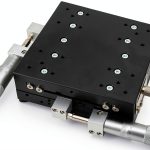 XY Axis Linear Stage LY125-LM QAVODB 125x125mm Aluminum Table-0