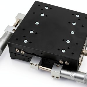 XY Axis Linear Stage LY125-LM QAVODB 125x125mm Aluminum Table-0