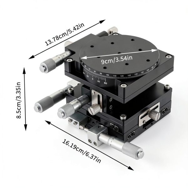 4 Axis Manual Linear Stage FXEIPOL Sliding Table with Locking Screw-6