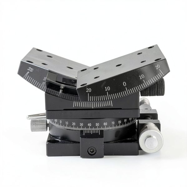 Manual Linear Stage Vituord 60x60mm Goniometer with ±20° Tilt Scale-2