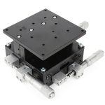 EVTSCAN XYZ 3 Axis Linear Stage 90x90mm Micrometer Anodized Aluminum-0