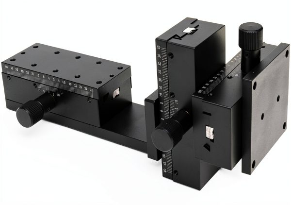 Walfront Linear Translation Stage 40x90mm Manual XYZ 3‑Axis Aluminum-8