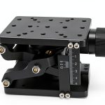 Z‑Axes Linear Translation Stage, Manual Fine‑Tuning Linear Stage, Platform Sliding Table Large Stroke Load 20kgf,Table Size 120 x 80mm / 4.7 x 3.1in-0