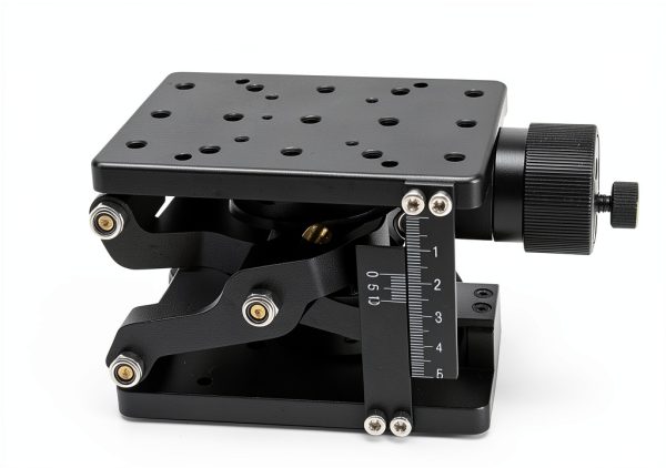 Z‑Axes Linear Translation Stage, Manual Fine‑Tuning Linear Stage, Platform Sliding Table Large Stroke Load 20kgf,Table Size 120 x 80mm / 4.7 x 3.1in-0