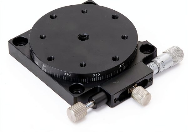 RS60-L Manual Trimming Station Displacement Platform Linear Stage Tuning Slide Table φ60mm-7