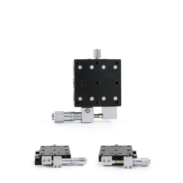 XYZ 3 Axis Manual Linear Stage 90x90mm BORDSTRACT Aluminum Roller-4