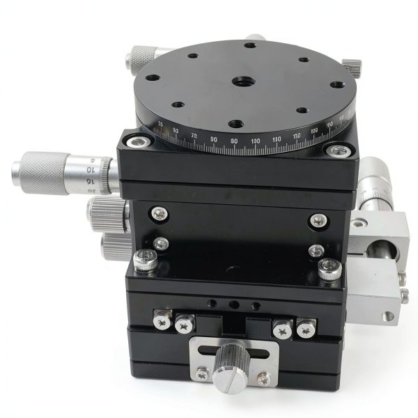 Precision XYZR 4 Axis Linear Stage LT60-LM 60x60mm Platform by DISJEST-2