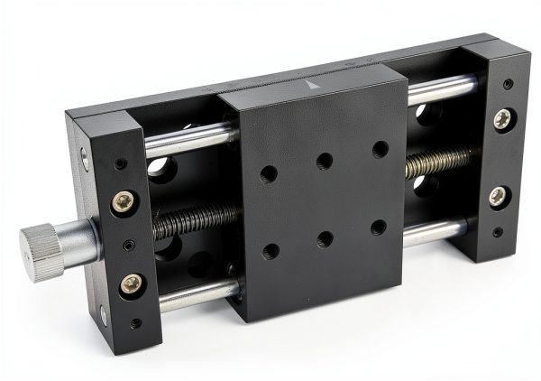 FLEXMAN X Axis Linear Stage 60x80mm Aluminum Manual Twist Platform-5