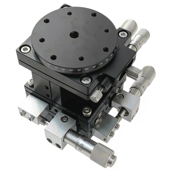 Precision XYZR 4 Axis Linear Stage LT60-LM 60x60mm Platform by DISJEST-8