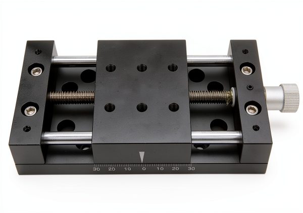 FLEXMAN X Axis Linear Stage 60x80mm Aluminum Manual Twist Platform-6