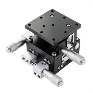 XYZ Axis Manual Precision Linear Stage 40x40mm Trimming Bearing Tuning Platform Sliding Table-0