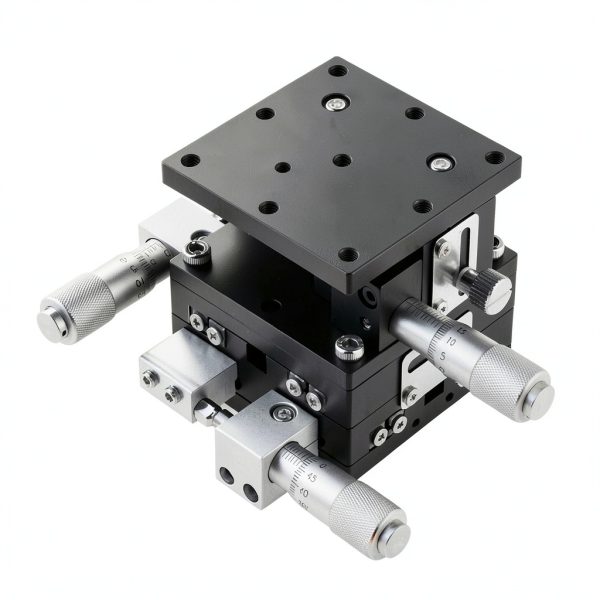 XYZ Axis Manual Precision Linear Stage 40x40mm Trimming Bearing Tuning Platform Sliding Table-0