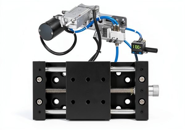 FLEXMAN X Axis Linear Stage 60x80mm Aluminum Manual Twist Platform-3