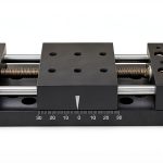 FLEXMAN X Axis Linear Stage 60x80mm Aluminum Manual Twist Platform-0