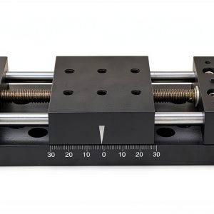 FLEXMAN X Axis Linear Stage 60x80mm Aluminum Manual Twist Platform-0