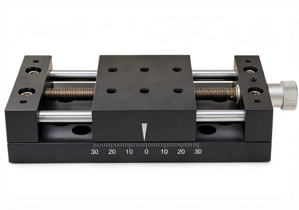 FLEXMAN X Axis Linear Stage 60x80mm Aluminum Manual Twist Platform-0