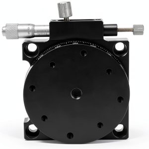 Manual Displacement Platform Hyuduo R‑Axis Rotating Stage 60mm Table-0