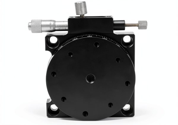 Manual Displacement Platform Hyuduo R‑Axis Rotating Stage 60mm Table-0