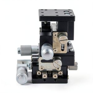 Oumefar 3 Axis Linear Stage 40x40mm Roller Bearing Black Aluminum-0