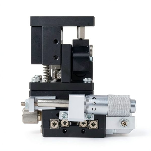 Oumefar 3 Axis Linear Stage 40x40mm Roller Bearing Black Aluminum-6