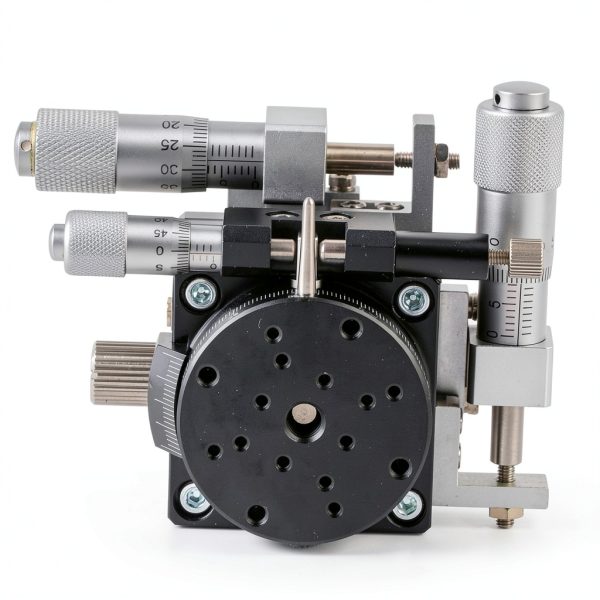 XYR 3 Axis Manual Linear Stage Vikye 40x40mm LSP40-LM Roller Table-4