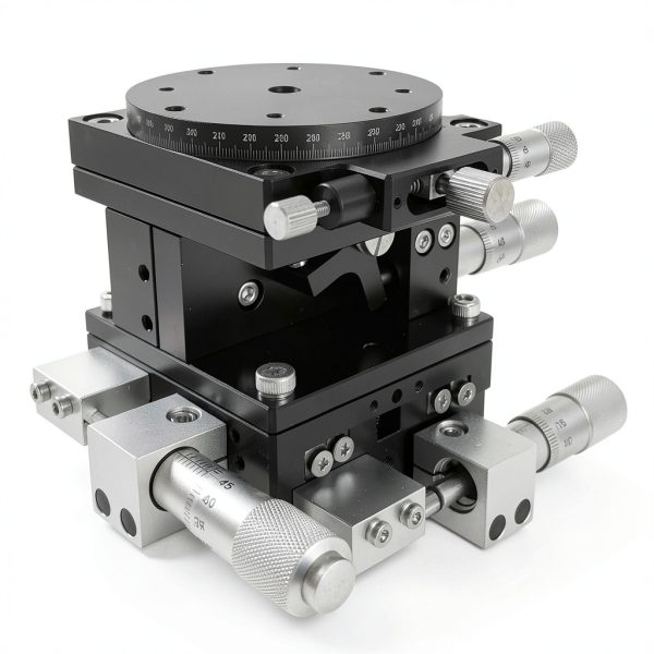 Precision XYZR 4 Axis Linear Stage LT60-LM 60x60mm Platform by DISJEST-4