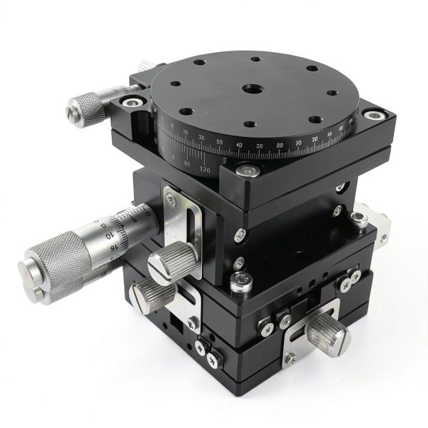 Precision XYZR 4 Axis Linear Stage LT60-LM 60x60mm Platform by DISJEST-6