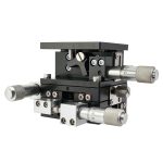 kimllier 60x60mm XYZ Linear Stage 3 Axis Manual Sliding Table Trimming Bearing Platform-0