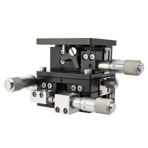kimllier 60x60mm XYZ Linear Stage 3 Axis Manual Sliding Table Trimming Bearing Platform-0
